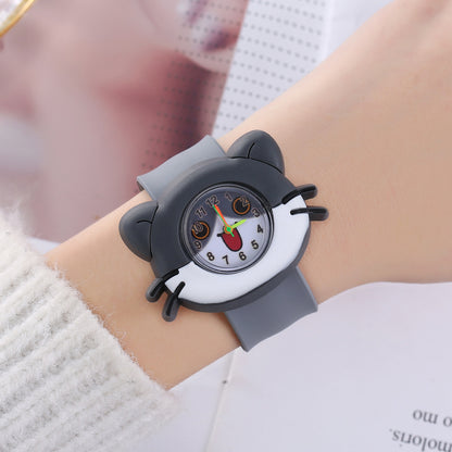 Fun Kids' Watch with Small Animal Patting Feature