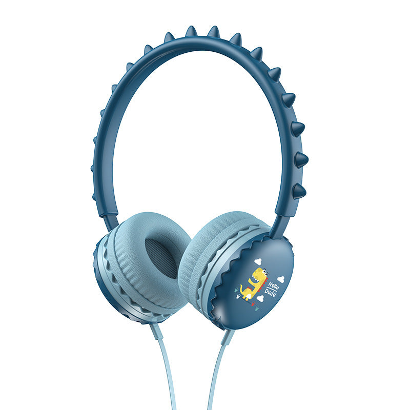 Wired Headphone Creative Cute Little Dinosaur Children's Headphone