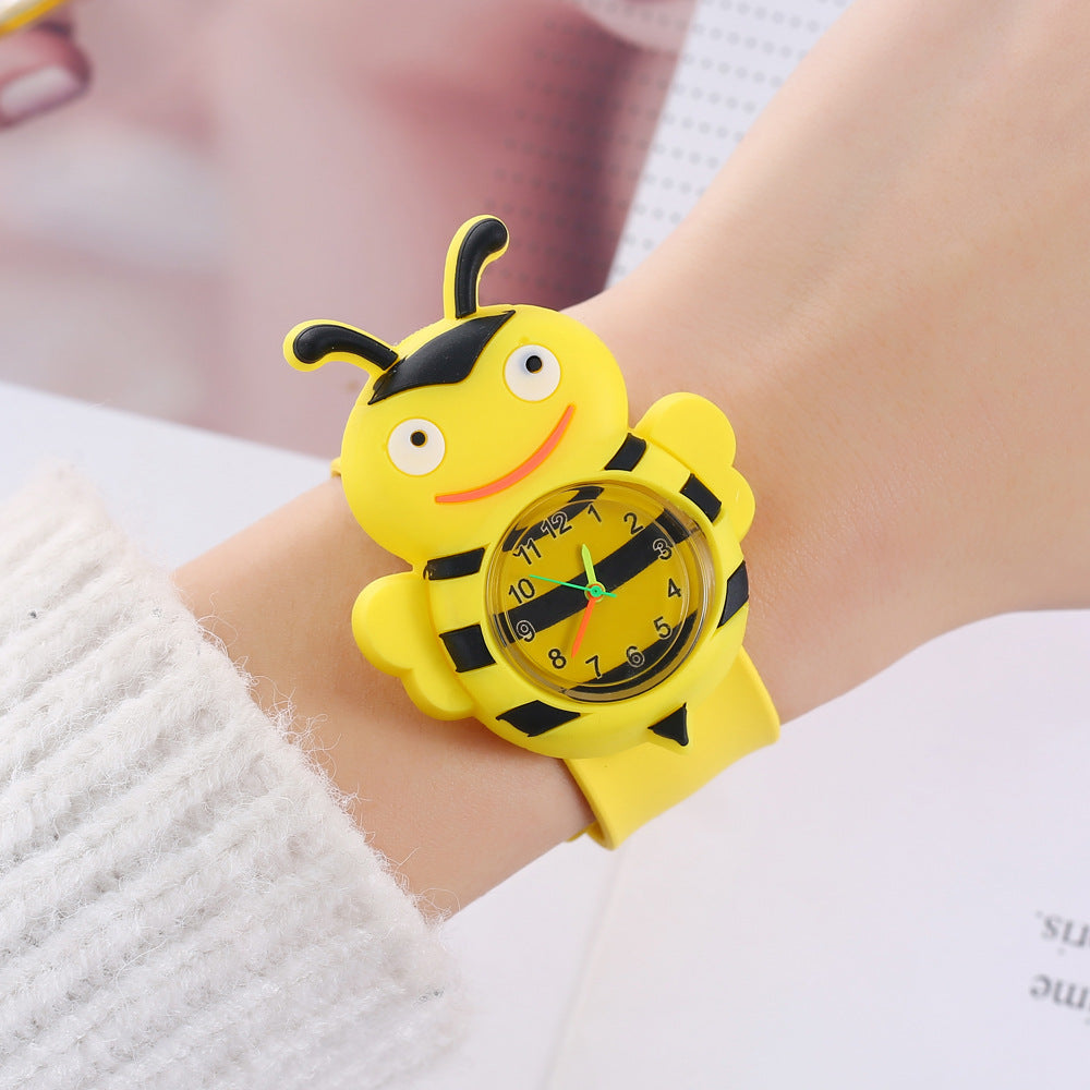 Fun Kids' Watch with Small Animal Patting Feature