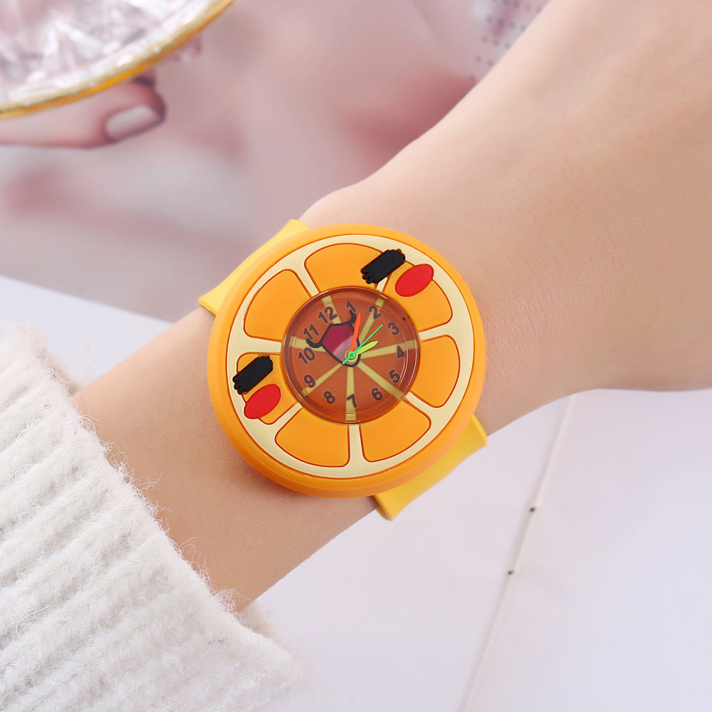 Fun Kids' Watch with Small Animal Patting Feature