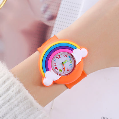 Fun Kids' Watch with Small Animal Patting Feature