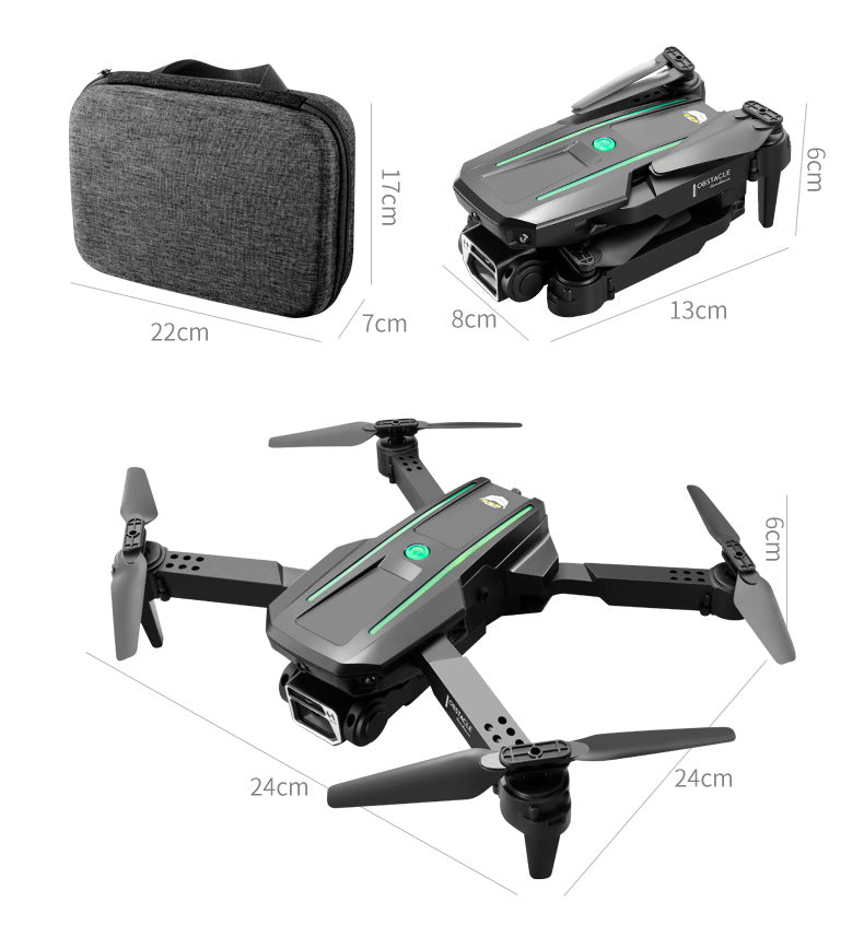 Foldable Four-Axis Drone with Obstacle Avoidance for HD Aerial Photography and Remote Control