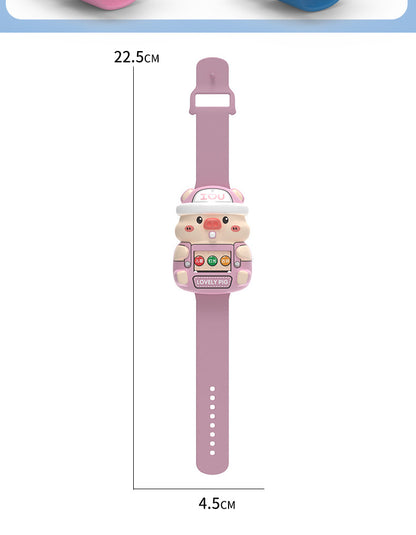 Colorful Luminous Cartoon Music Watch