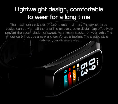 Smart Watch with Blood Oxygen and Heart Rate Monitoring and Multi-functions