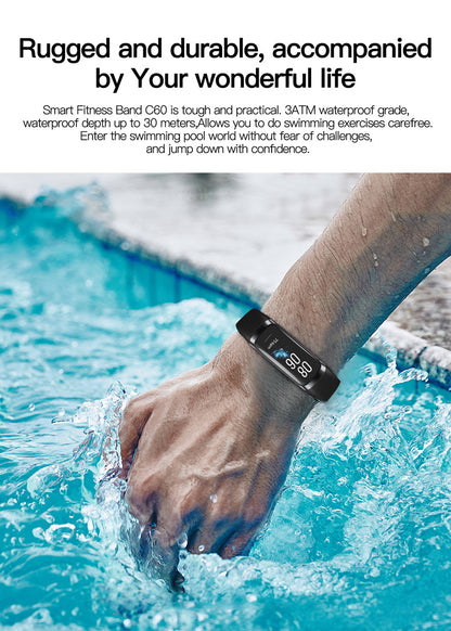 Smart Watch with Blood Oxygen and Heart Rate Monitoring and Multi-functions