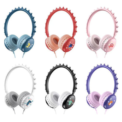 Wired Headphone Creative Cute Little Dinosaur Children's Headphone