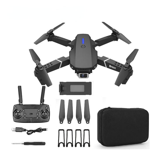 High-Definition Aerial Photography UAV with Dual-Camera, Folding Four-Axis Aircraft, and Fall-Resistance Features